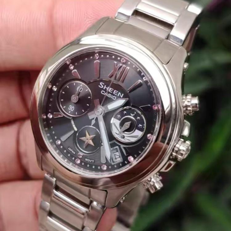 Casio Женские часы SHEEN Черные SHN-5509D-1A SHN-5509D-1A