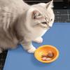 Pet Placemat Waterproof Silicone Pet Food Mat with Raised Edges Spill-proof Pet Bowl Mat for Dogs Cats