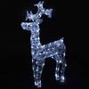 VidaXL Christmas Decoration Reindeer 90 LED Christmas Ornament Luminous Reindeer Illuminated Reindeer Garden Terrace Outdoor House 289961