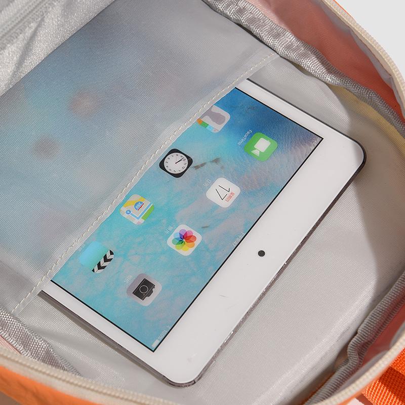 Легкий рюкзак дорожная сумка контрастного цвета школьный портфель для школьников