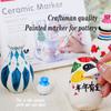 12 Colors Kids Ceramic Paint Marker Pens Acrylic Paint Pens for Kids DIY Ceramic Painting, Wood, Rock Paint Glass Drawing