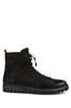 Men's Fashion Suede Flat Heeled Booties Black Torje Boots Shoes