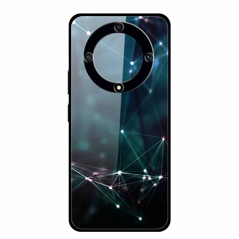 Закаленное Стекло Чехол для Honor Magic5 Lite 5G Крышка Роскошная Жесткая Задняя Крышка для Huawei Honor Magic 5 Lite Чехлы Защитные Модные