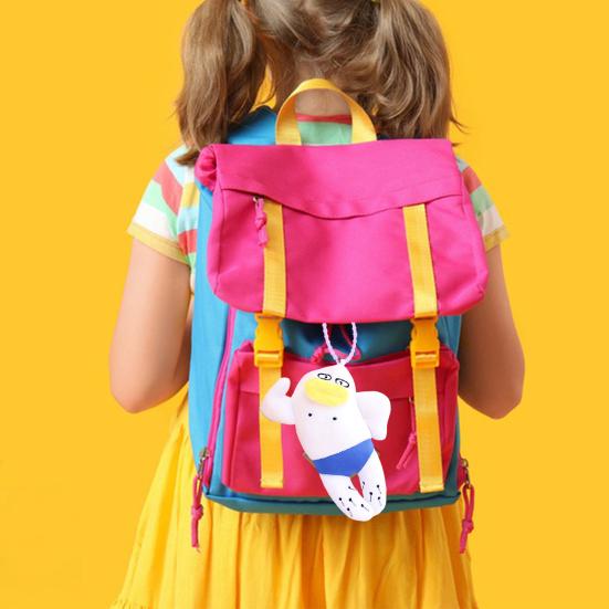 Plush Doll Sausage Mouth Big Eyes Stuffed Doll with Funny Expression