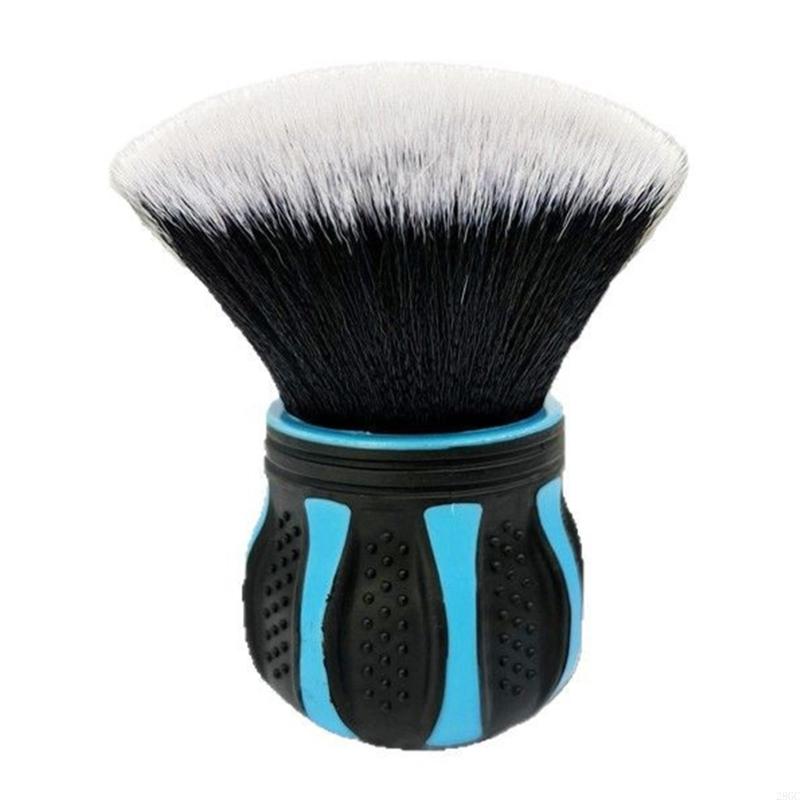 28GC Accuracy Automotive Interior Brush with Non Slip Grip Boar Bristle Car Cleaning Tool for Safe Scrubbing & Dust Removal