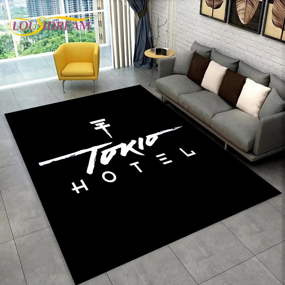 Tokio Hotel Рок-группа Билл Каулитц Ковер Коврик для дома Гостиная Спальня Диван Придверный коврик Декор, детский ковер Нескользящий коврик для пола