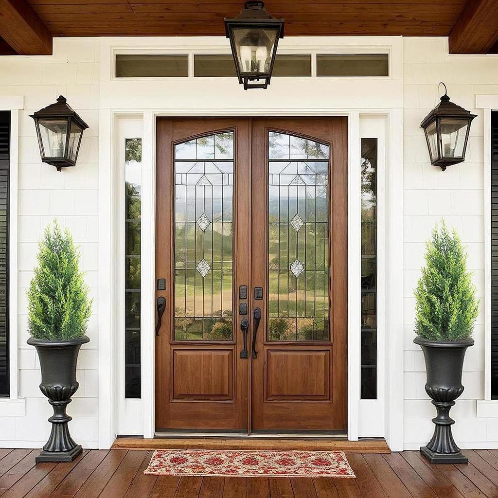 Искусственное садовое растение, газонный декор, многоразовое, премиум-декоративное, с колышком для установки в грунт, искусственное для