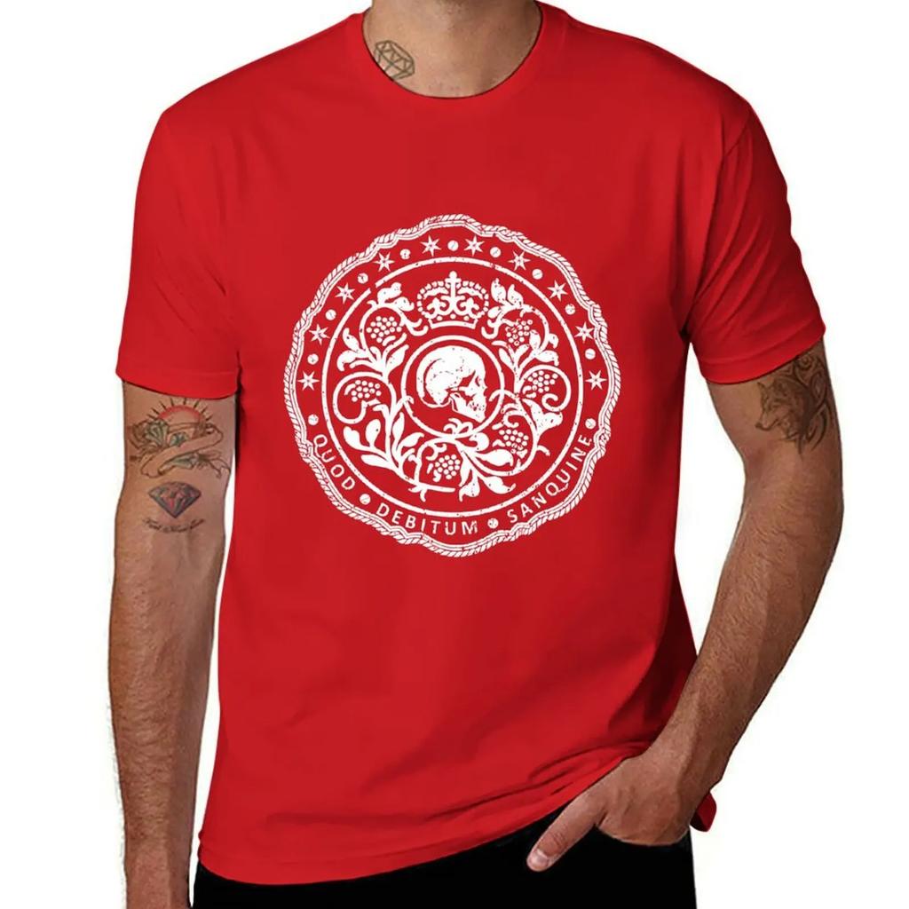 John Wick Movie Santino s Marker White TShirt blue archive boys animal print sweat mens t shirts casual stylish