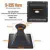 Speaker Treble Horn Throat Opening 26mm 38mm Integrated Flat Square Tube Accessories