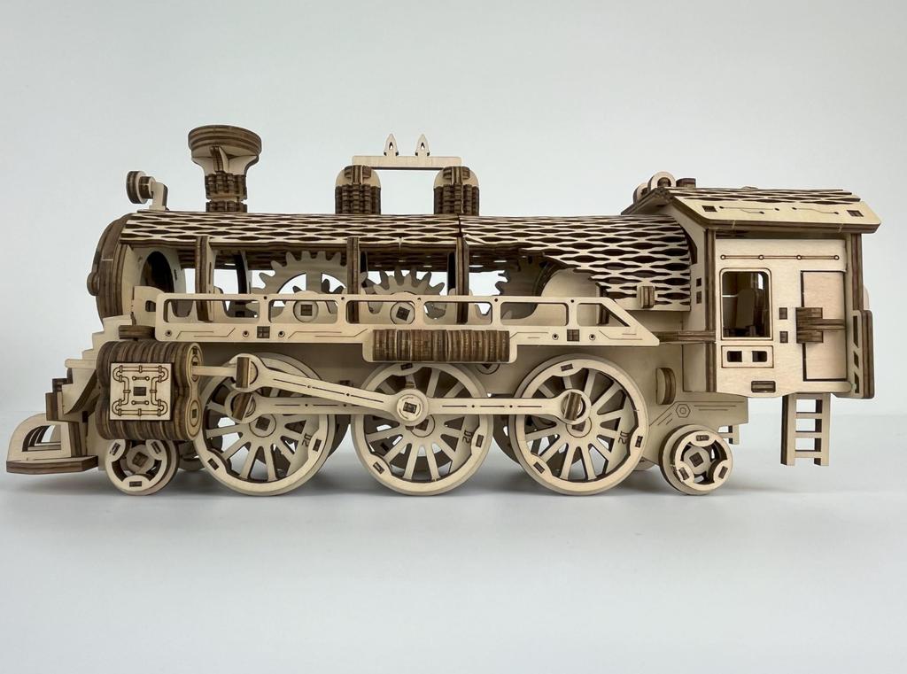 Mechanical 3D Puzzle Steam Train [Parallel Import]