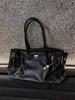 Anemonia firkin medieval platinum bag leather retro old money wind large capacity commuter shoulder armpit bag