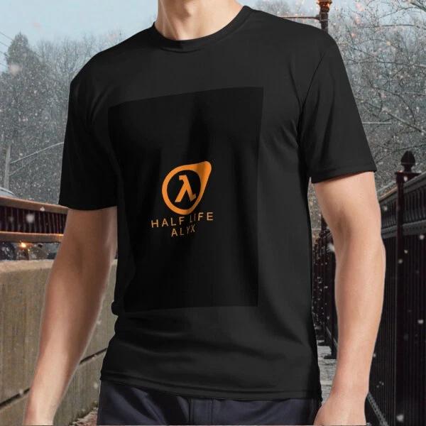 Новая футболка с графическим логотипом Half Life Alyx, активный логотип, мужская, смешной размер от S до 5XL