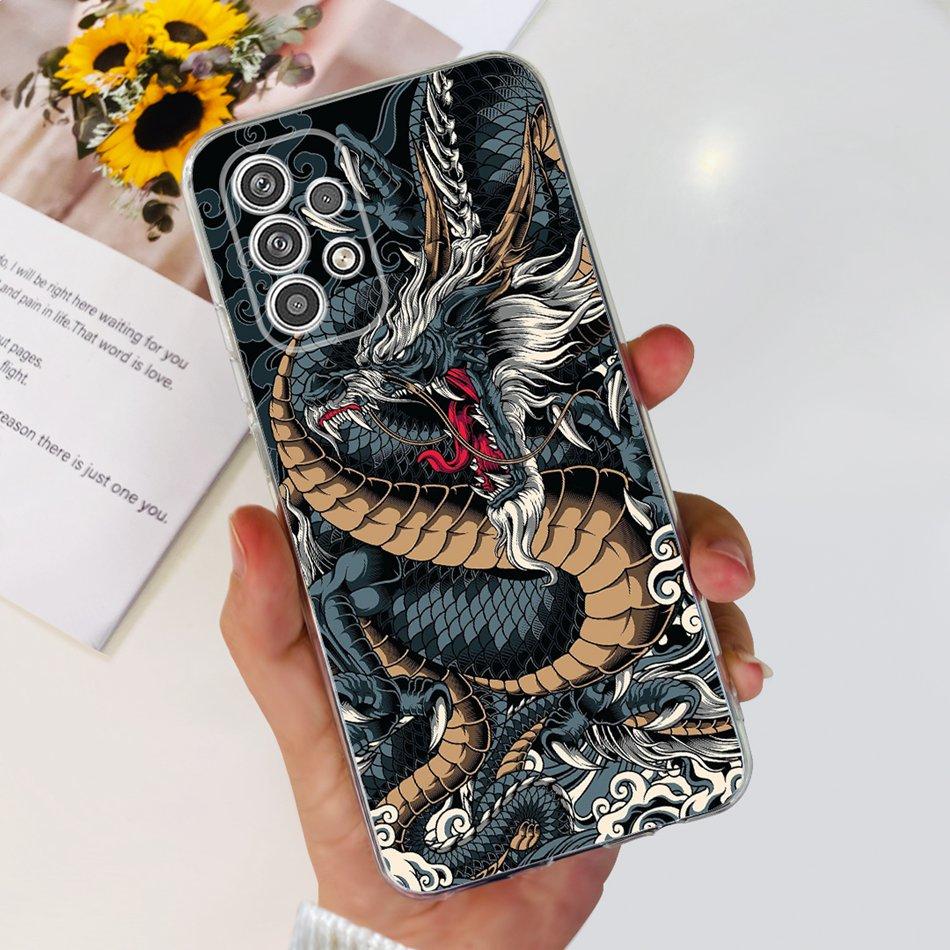 Чехол для телефона Samsung Galaxy A23 5G SamsungA23 A 23 4G 5G SM-A235F SM-A236B Модный Крутой Рисунок Мягкий Силиконовый ТПУ Чехлы
