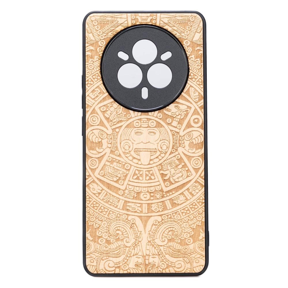 Bewood Wooden Case for Realme 14 Pro Plus 5G Aztec Calendar Aniegre