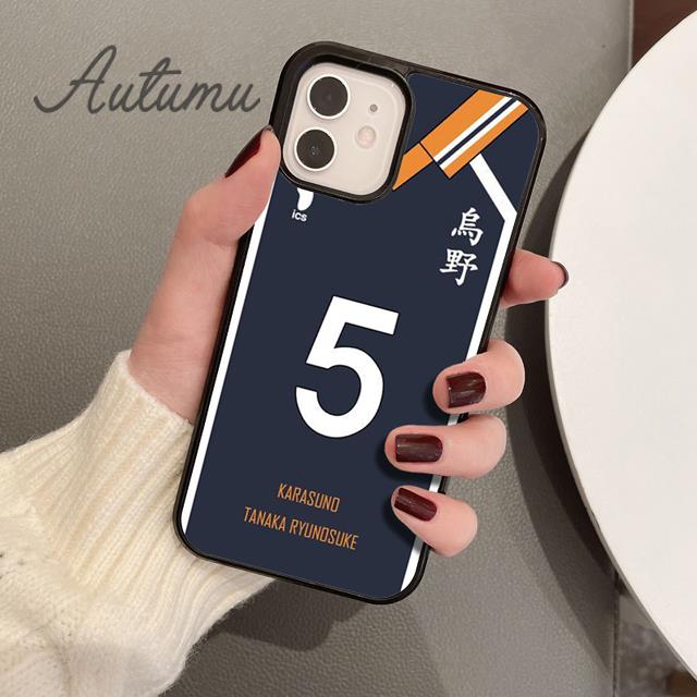 Хайкюу!!Чехол для телефона Karasuno Team Uniform для iPhone 11 12 13 14 Pro Max mini XR XS SE 2020 7 8 Plus Samsung S21 S22 shell
