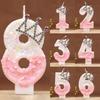 Birthday Number 0-9 Candles Crown Number Candles Happy Birthday Cake Decorated Baby Shower Insert Decor Festival Supplies