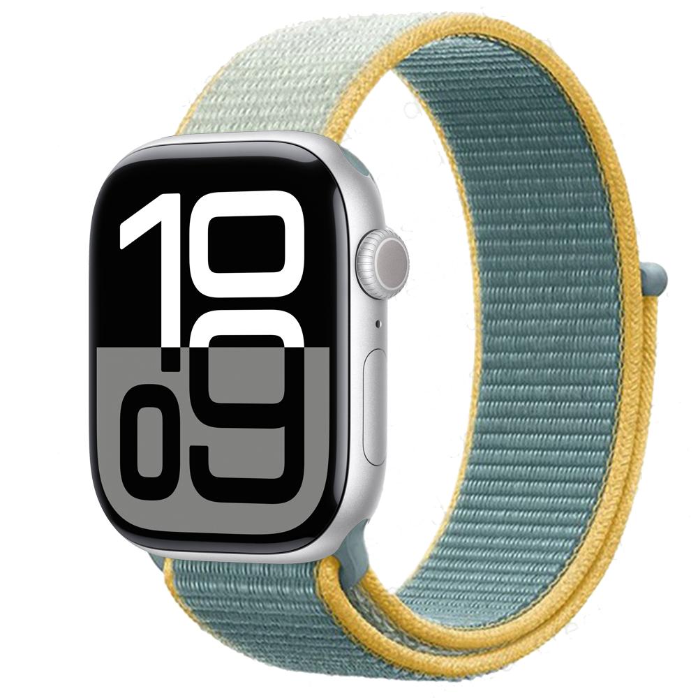 Нейлоновый ремешок-петля Для ремешков Apple Watch 46мм 44мм 40мм 41мм 45мм 42мм Оригинальный ремешок браслет iWatch Серии 11 10 SE 9 8 Ultra 3
