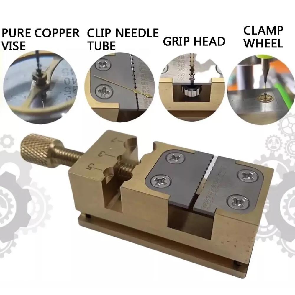 Держатель для часов Инструмент для ремонта часов Часовщик Легкий Портативный Тиски-колесо Зажим