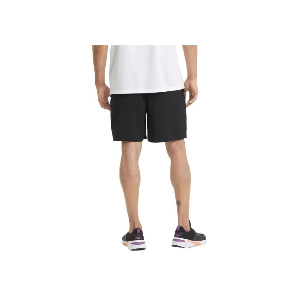 Puma Running Training Sports Shorts Men Bottoms Black 520142-01