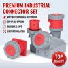 63А 125А IP67 220В 380В Промышленная вилка и розетка ШТЕПСЕЛЬНЫЙ РАЗЪЕМ 3P/4P/5P Электрический разъем Настенный разъем