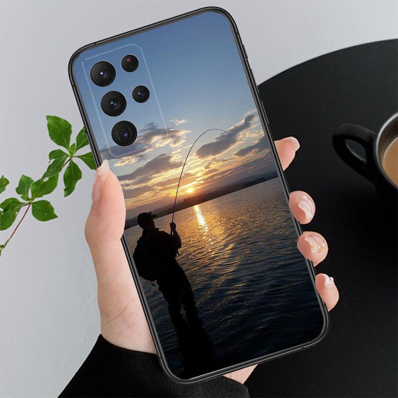 Чехол для телефона с рыболовными снастями для Samsung A52S A21S A33 A23 A13 A14 A32 A52 A53 A54 A51 A71 A15