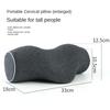 Cervical Spine Pillow Antiarch Traction Pillow PU Memory Cotton Pillow Core Pure Cotton Cover Portable Cervical Spine