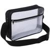 Engineer Bag 14inch 7L Lightweight Simple Type Transparent Shoulder Bag Clean Room Bag Black Belt [GooTouch] 35×25×8 (14inch/7L)