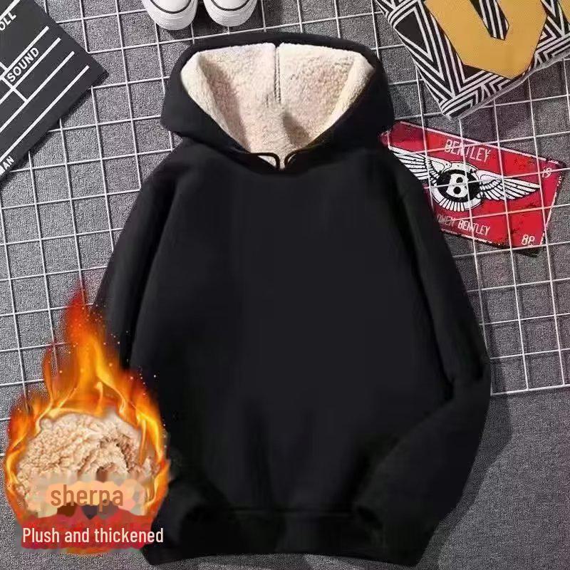 Мужская толстовка с капюшоном на флисовой подкладке: Толстая, теплая, универсальная толстовка для осени и зимы