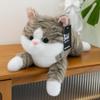 Cute and Cute Simulation Cat Plush Doll Children's Company Sleeping Doll Girl Birthday Gift
