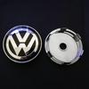 ADMVN1 4pcs For Volkswagen Golf 4 5 6 Tiguan Jetta GTI Bora ID.3 VW R Polo Passat Rline 60/63/68mm Car Wheel Center Hub Cap Rim Cover