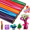 Fugntde Color Cellophane Color Cellophane Roll Cellophane Paper Transparent Paper Cellophane Wrap Roll Large Capacity Cellophane Wrapping Paper Width