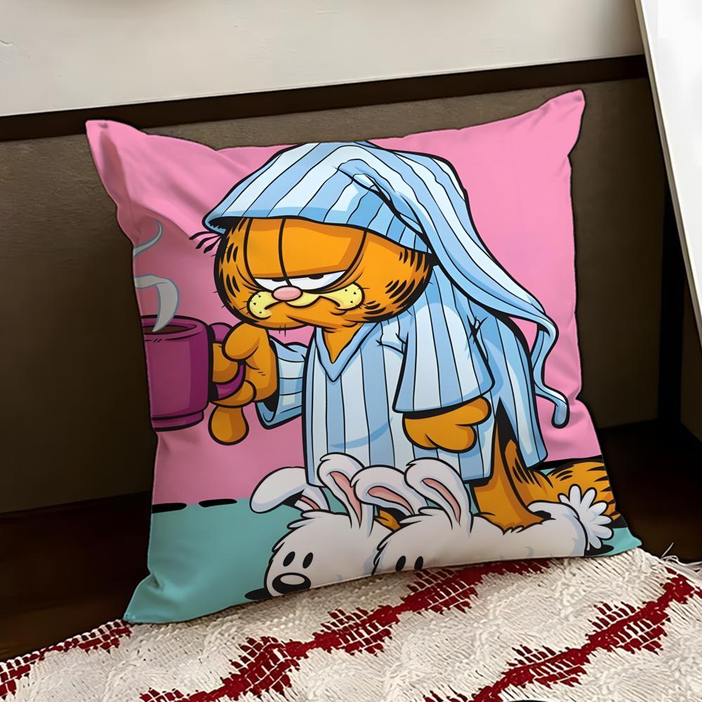 Garfield Cushion Cover Reversible Soft Durable Pillow Cover Home  Car MultiScene Use for Daily Comfort
