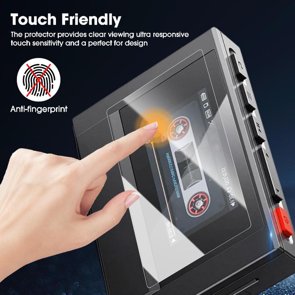 For SnowSky/FiiO Echo MINI MP3 Player Screen Protector Ultra-Clear Anti-Scratch Bubble-Free Soft PET Films for Snowsky Echo Mini