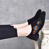 Women's Single Shoes Spring New Personalized Ethnic Style Retro Embroidered High Heels Sheepskin Deep Mouth Women's Shoes Fashion Shoes