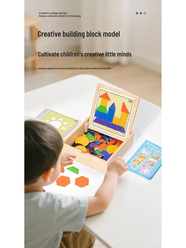 Magnetic Tangram Puzzle for Kids Ages 3-6 | Educational Toy & Birthday Gift