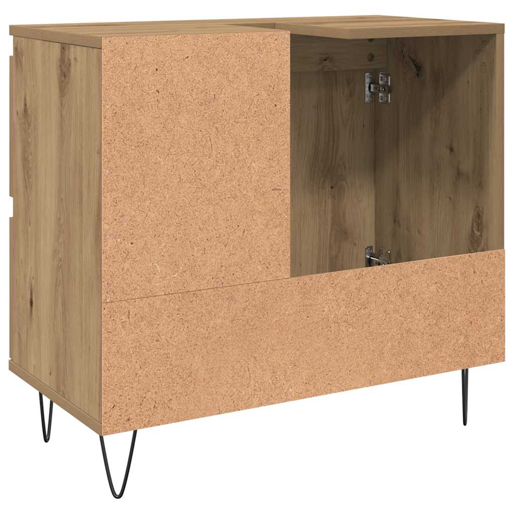 Artisan Oak Washbasin Cabinet 65 x 33 x 60 cm Particleboard