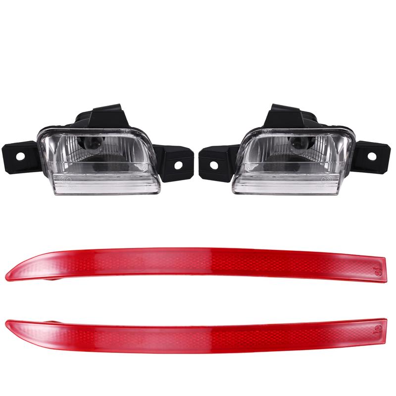 NEW-Reversing Tail Warming Signal Reflector Brake Light For VW Tiguan 2009-2017 Car Rear Bumper Lamp