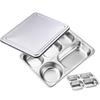 Chulu 201 Stainless Steel Rectangular Divided Plate