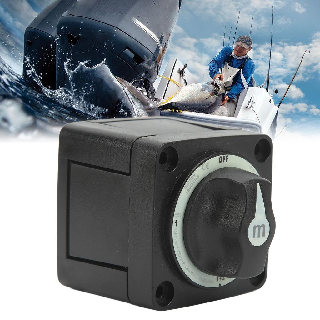 Переключатель выбора аккумулятора для морского судна, 4-позиционный выключатель цепи питания для катера, автофургона