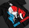 Футболка My Hero Academia, футболка с Шото Тодороки, футболка с Деку и Всемогущим, унисекс.