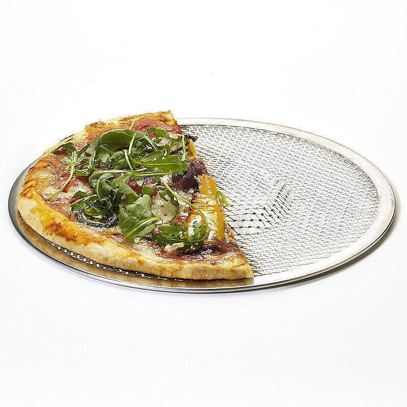 Алюминиевый круглый противень для пиццы из премиального материала для домашней выпечки и коммерческого использования