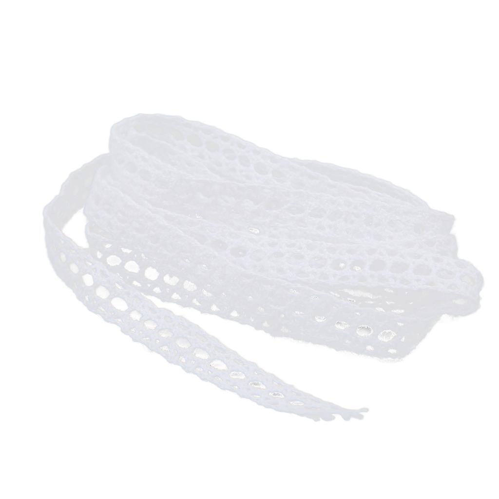 Кружевная лента хлопковая нить 20 ярдов белая полая декоративная фурнитура для одежды подарок декор