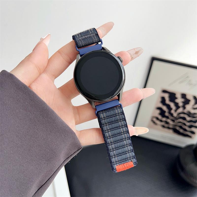 Нейлоновый ремешок-петля для Samsung Watch 6/5/5Pro 4/6 Classic Huawei Watch 4/3/GT3 20 мм 22 мм браслет-браслет Amazfit GTS/GTR 4 3