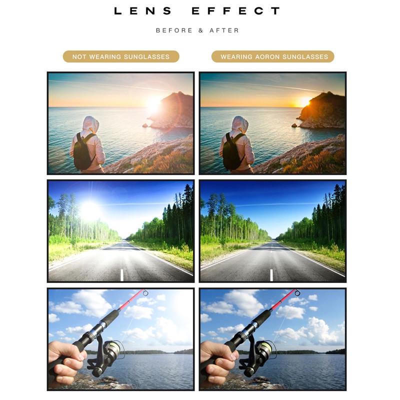 aoron Фотохромные поляризационные солнцезащитные очки в металлическом каркасе, мужские очки с обесцвечиванием, антибликовые очки UV400, очки для вождения