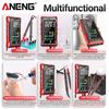 Цифровой мультиметр ANENG, тестер Smart Touch с автоматическим выбором диапазона, 9999 отсчетов, перезаряжаемый, противосгорающий, Ом