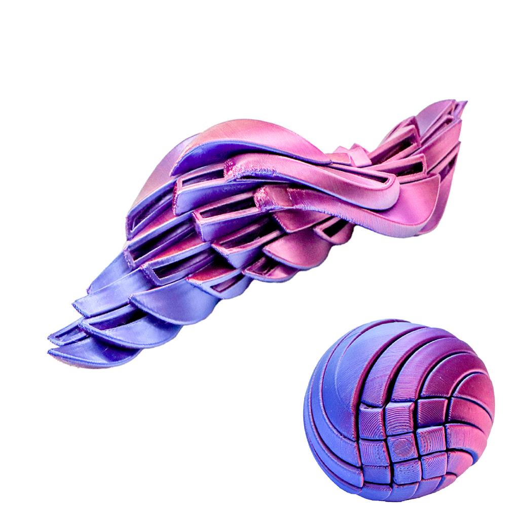 Нетоксичный 3D-шарик из слайма Игрушка-антистресс Спиральная сенсорная игрушка для снятия стресса для детей и взрослых Подарки на Рождество, День рождения Игрушки для снятия тревожности