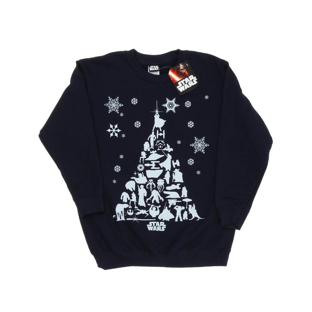 STAR WARS Boys Christmas Tree Sweatshirt