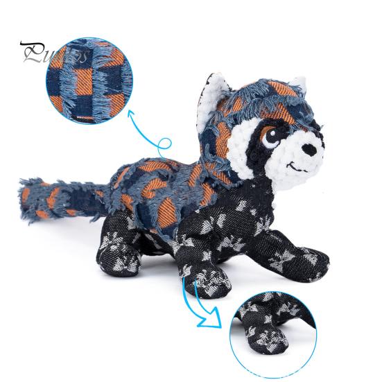 Интерактивная плюшевая игрушка для собак Неразрушимая жесткая игрушка для жевания для агрессивных любителей жевать Писклявые мягкие игрушки для собак для больших средних маленьких собак