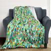 Animal Characters Blanket Soft Throw Blanket For Home Bedroom Bed Sofa Travel Office Solid Christmas Blanket