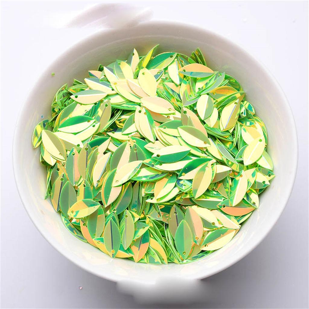 Золотые блестки пайетки своими руками 6 × 15 мм трехмерные бусины свадебное платье аксессуары аксессуары украшения для вечеринки пайетки